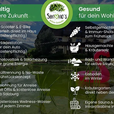 Simone's Platzerl - Inklusive Taeglichem Freien Eintritt Tauern - Nur 5 Gehminuten, Sommerkarte, Privatem Garten Mit Schwimmteich, Grill Und Saunabereich Maison d'hôtes 2*
